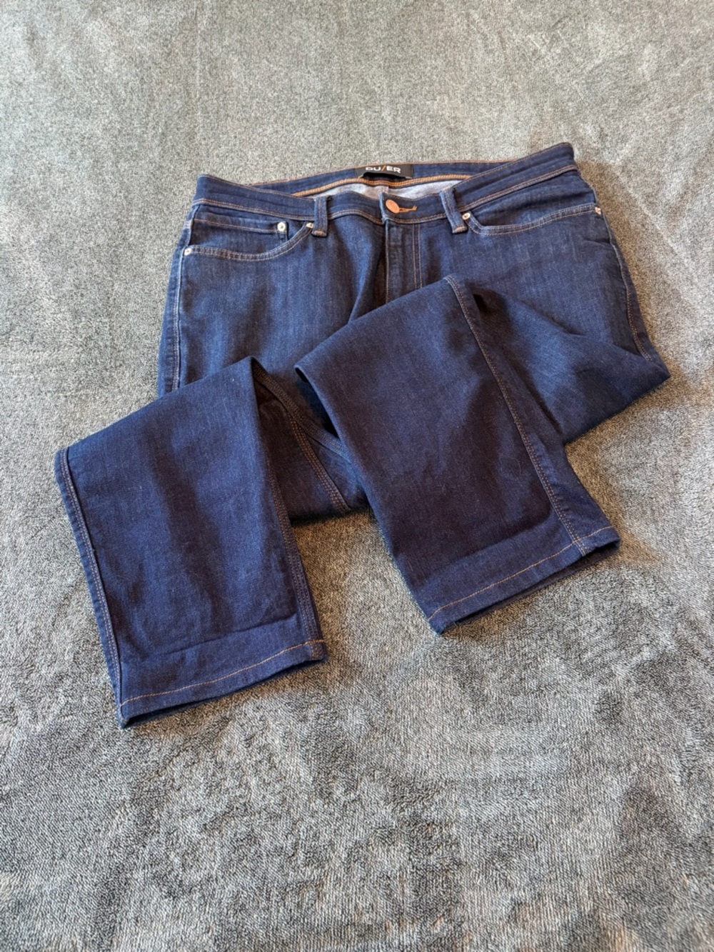 Duer Blue Straight-Leg Jeans Size 34